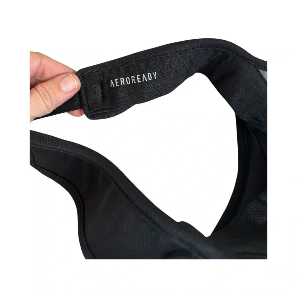 Adidas Black Sports Visor